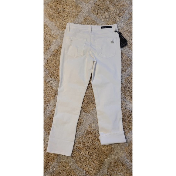 NWT Rock & Republic White Kendall Mid Rise Capri Size Size 6. - Picture 3 of 9